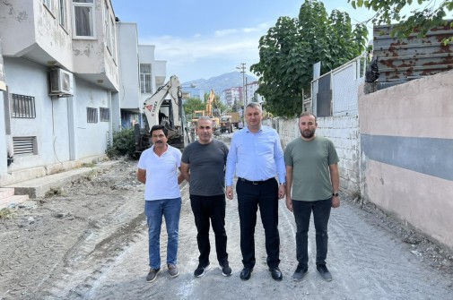 Asaf Namlı Caddesi ve Ökkeş Namlı Caddesinde çalışmalar başlamıştır