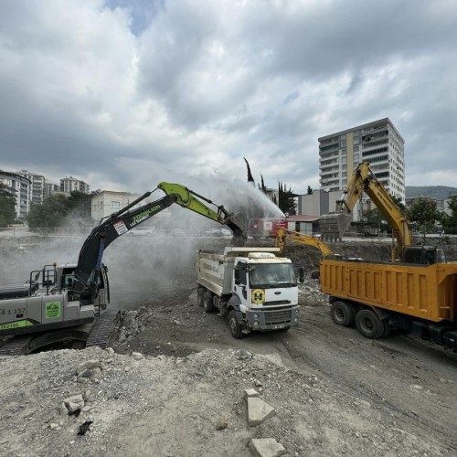 Yeni Belediye Binası temel kazı çalışması sona ermiştir.