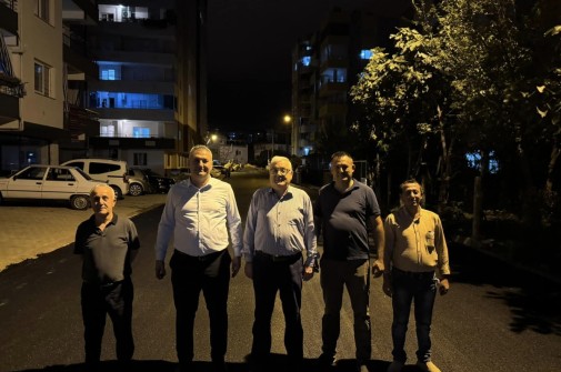 Boğaziçi Mahallesi Nazlıcan sokakta asfaltlama çalışması