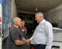 Başkanla Fotoğraflar