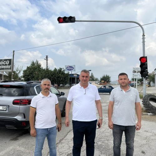 Muhsin Yazıcıoğlu Bulvarı üzerinde trafik sinyalizasyon işlemlerimiz tamamlanmıştır