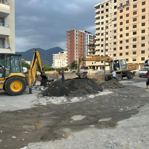 Şehit Polis Memuru Ali Mülazımoğlu Sokakta çalışmalar devam ediyor.