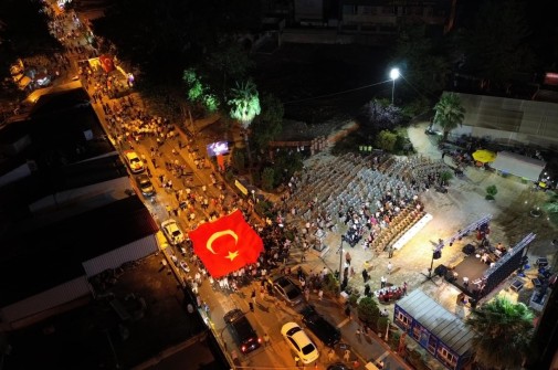 15 TEMMUZ DEMOKRASİ VE MİLLİ BİRLİK GÜNÜ COŞKUYLA KUTLANDI